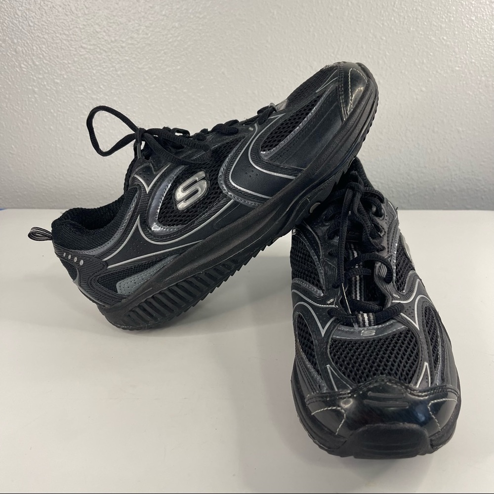Skechers Shape-Ups Black Fitness Toning Walking Shoes 12320 Women’s 8.5